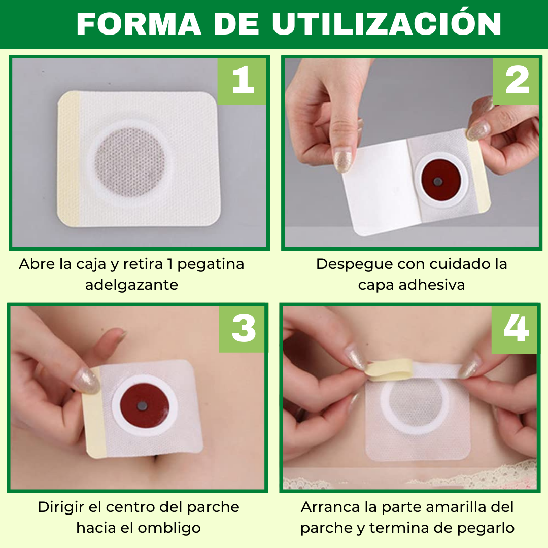 PARCHES DETOX + ACELERADOR DE METABOLISMO CON FÓRMULA NATURAL - DETOXYOU™️